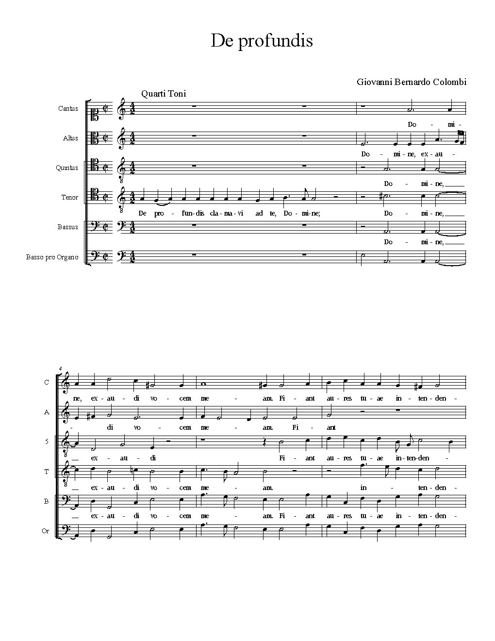 De profundis