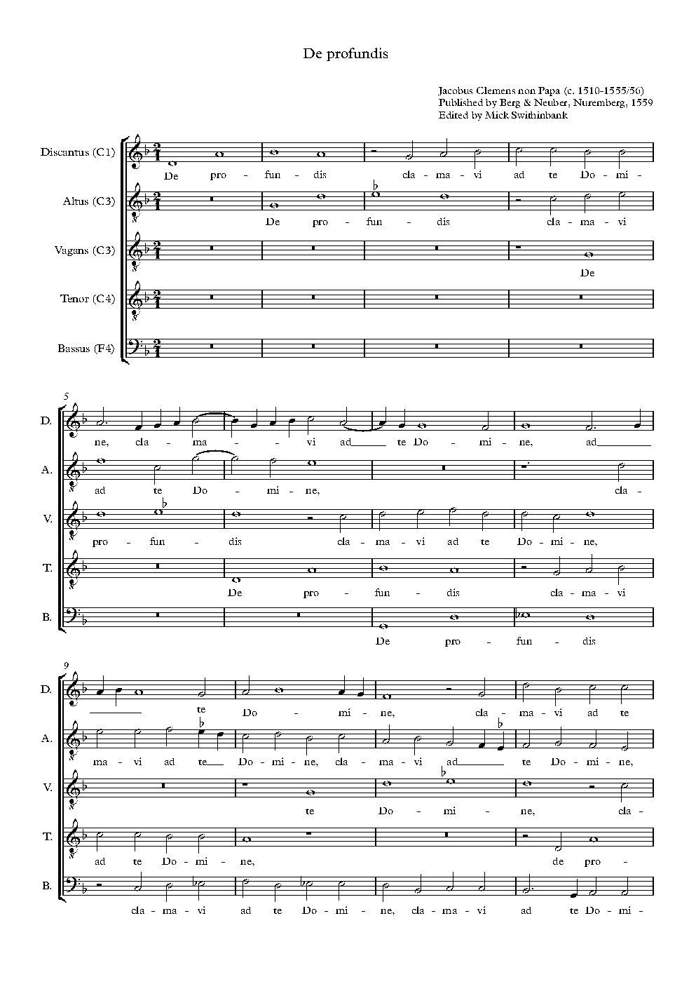 De profundis