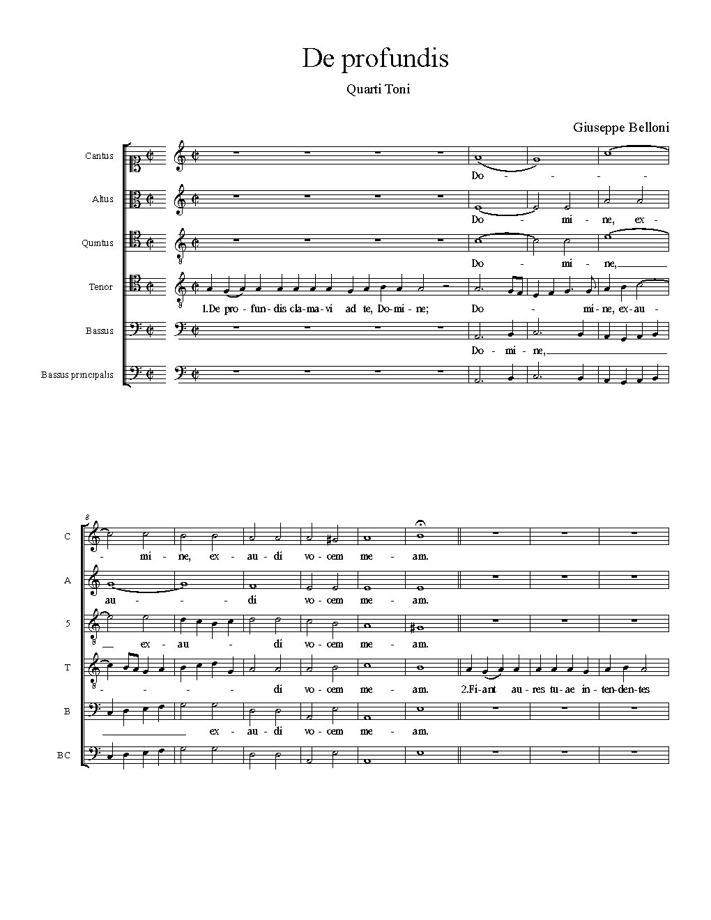 De profundis - Choir Script PDF Thumbnail