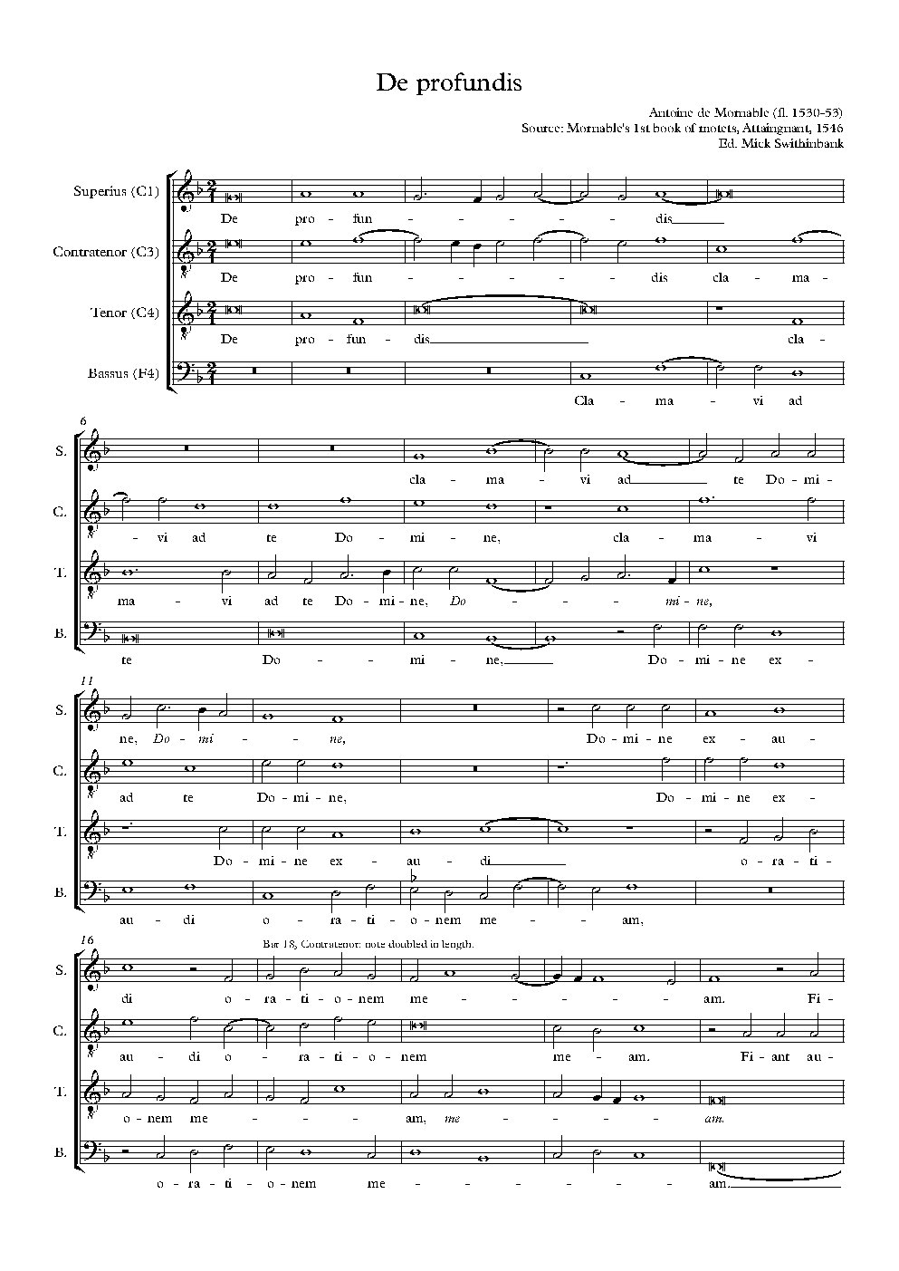 De profundis