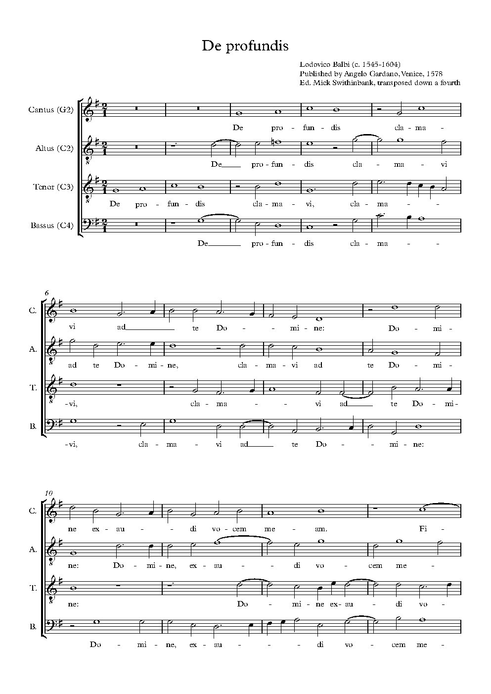 De profundis