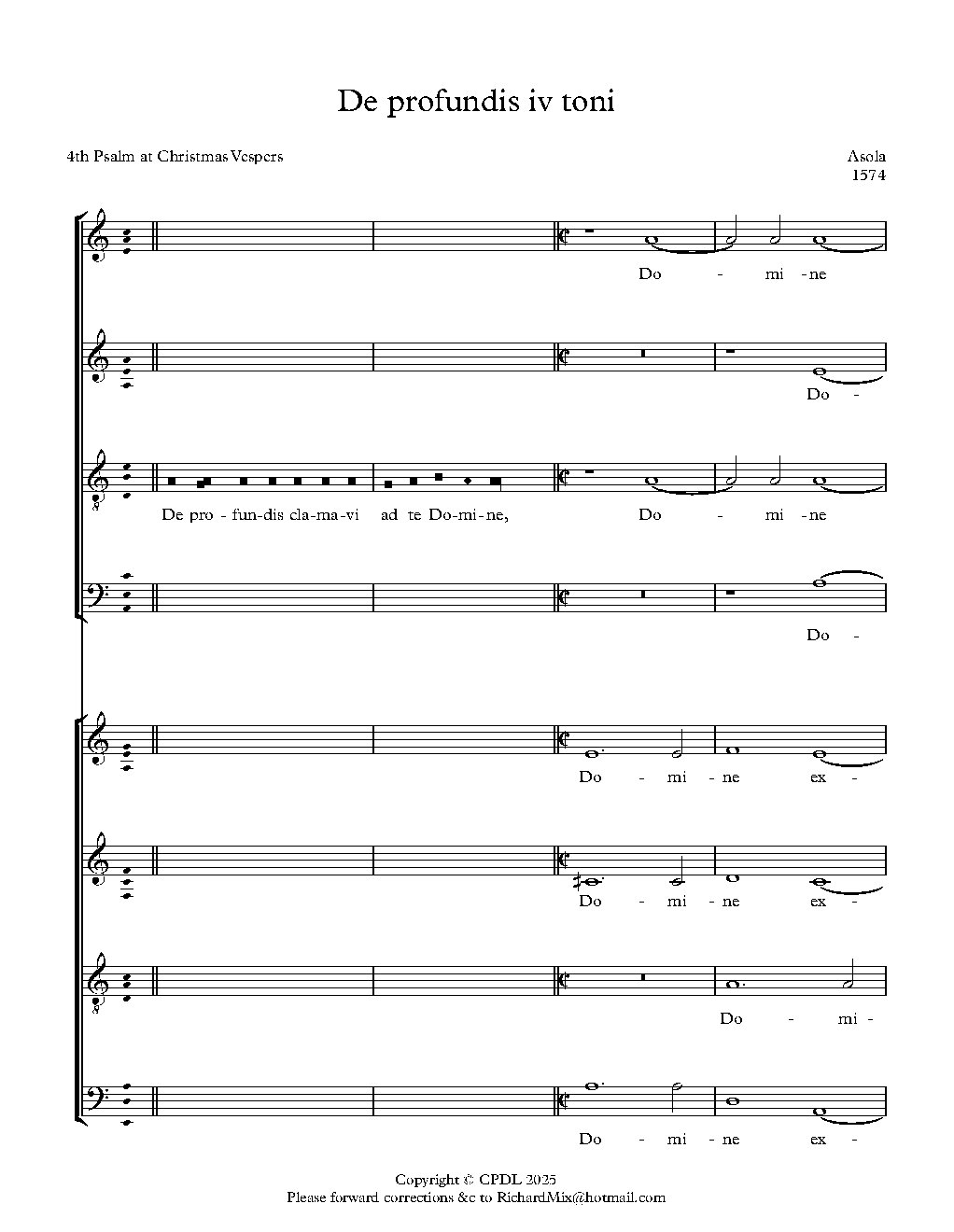 De profundis - Choir Script PDF Thumbnail