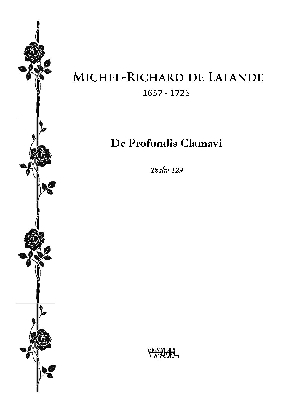 De profundis clamavi, S.23