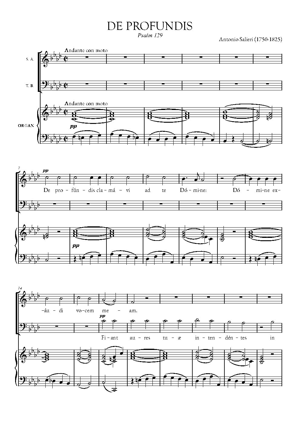 De profundis in F minor