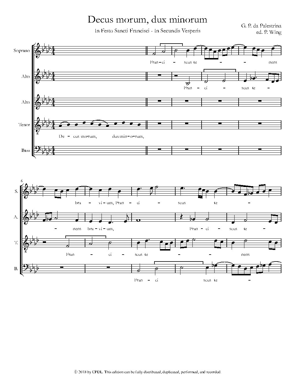 Decus morum, dux minorum