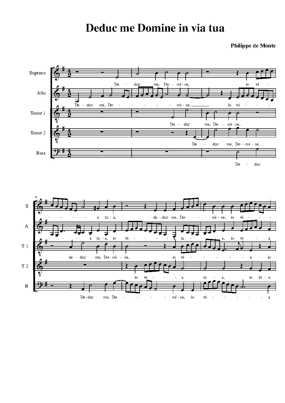 Deduc me Domine in via tua - Choir Script PDF Thumbnail