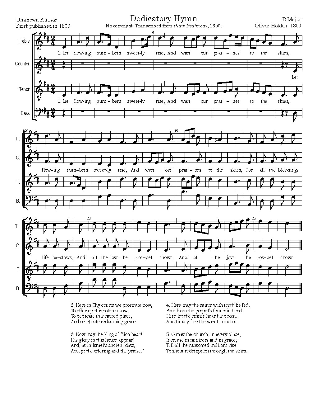 Dedicatory Hymn - Choir Script PDF Thumbnail
