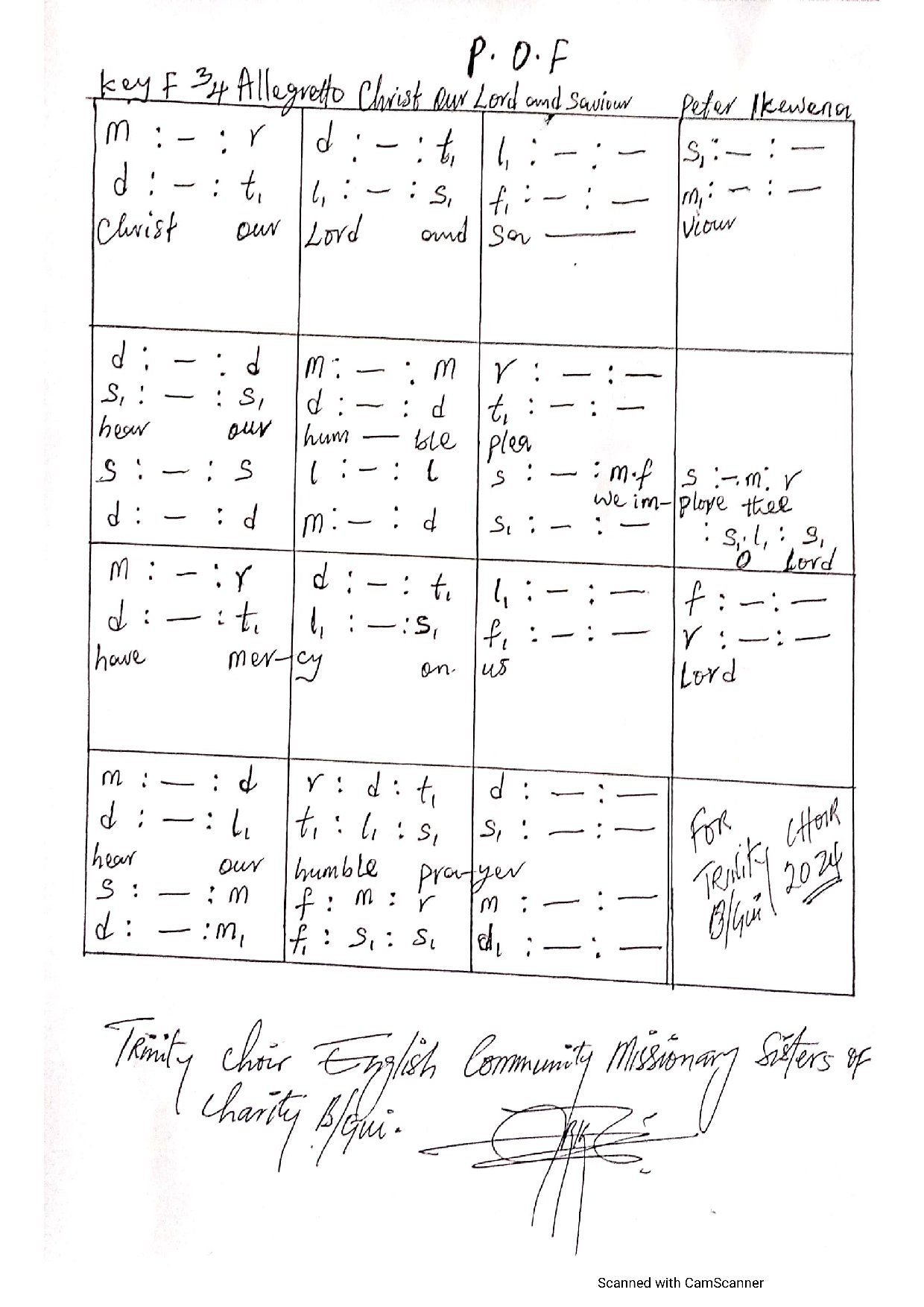 Christ Our Lord And Savior (p.o.f) Peter Ikewena - Page 1