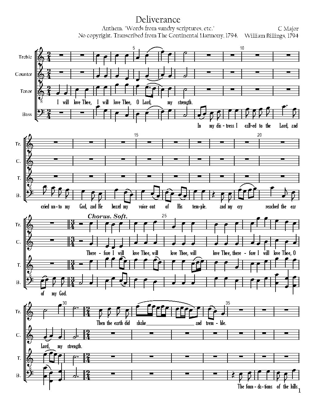 Deliverance - Choir Script PDF Thumbnail