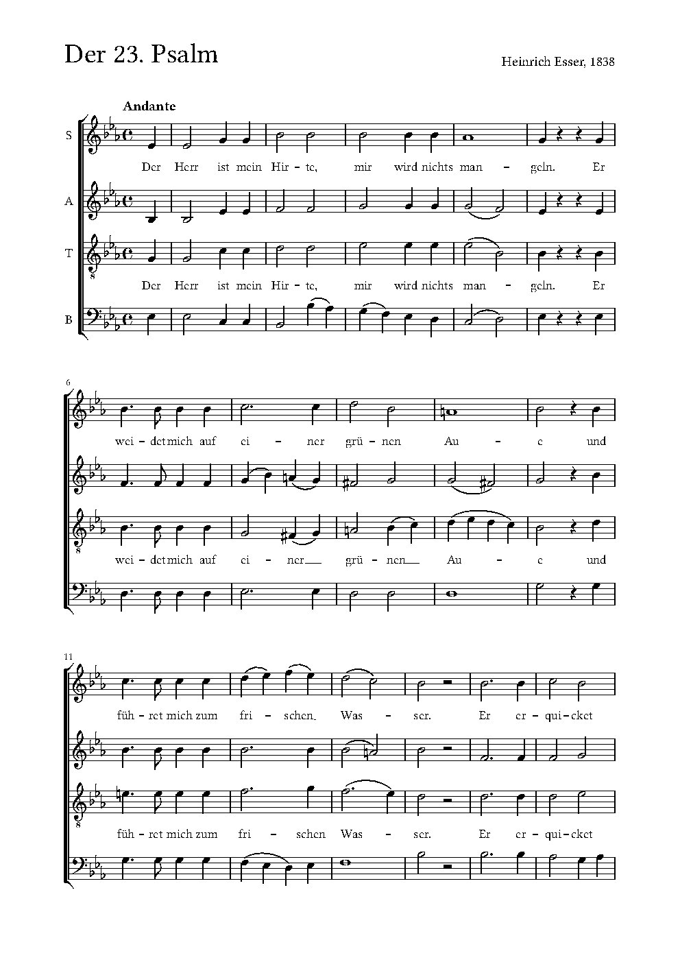 Der 23. Psalm