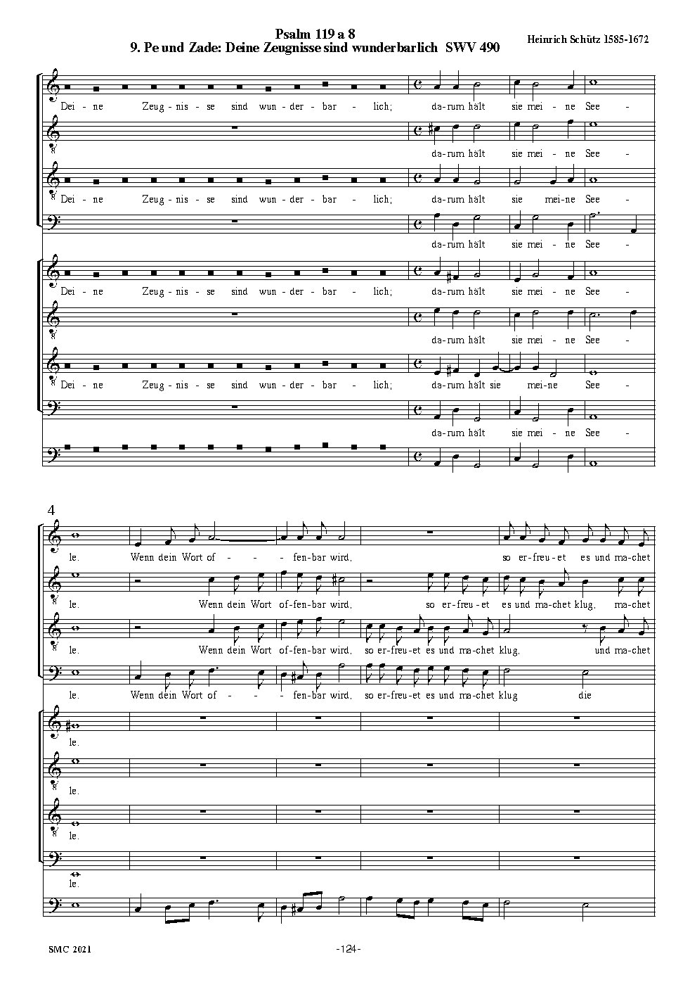 Der Schwanengesang: No. 9, SWV 490