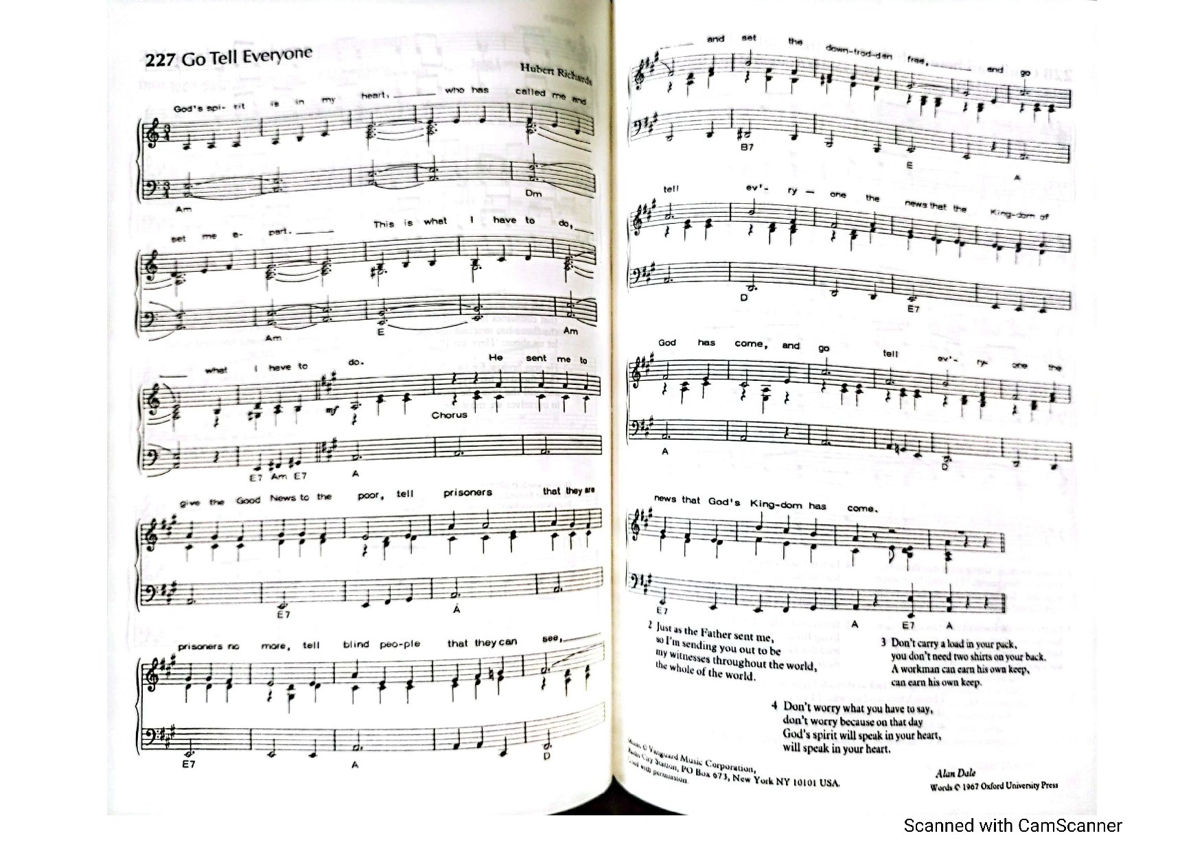 Go Tell Everyone - Download Choir Script PDF