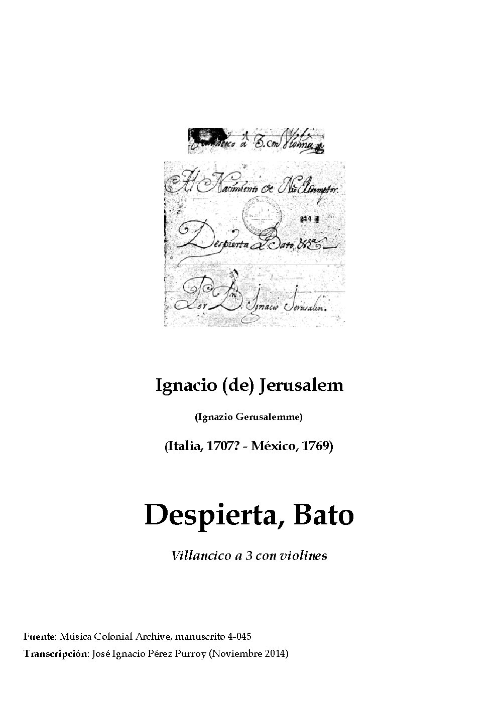 Despierta, Bato
