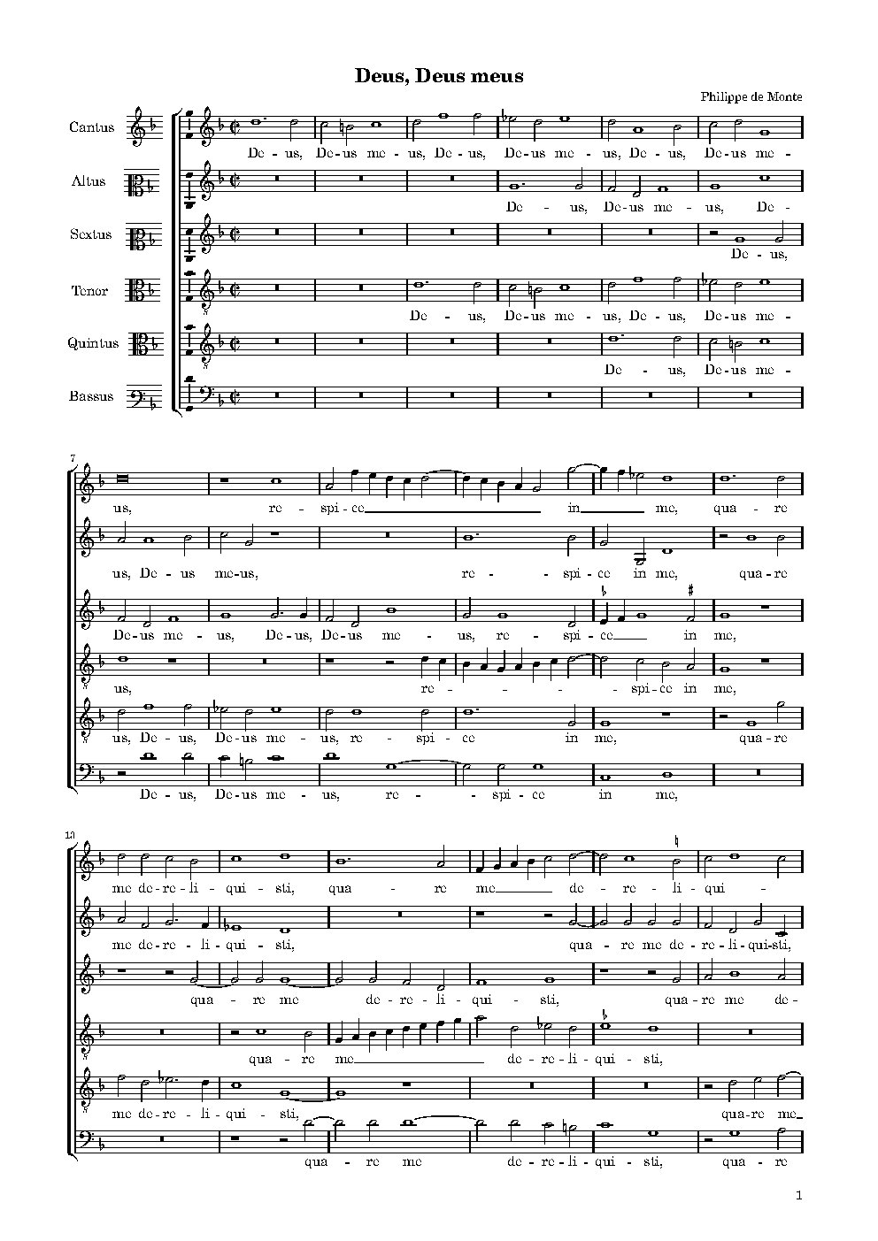 Deus, Deus meus - Choir Script PDF Thumbnail