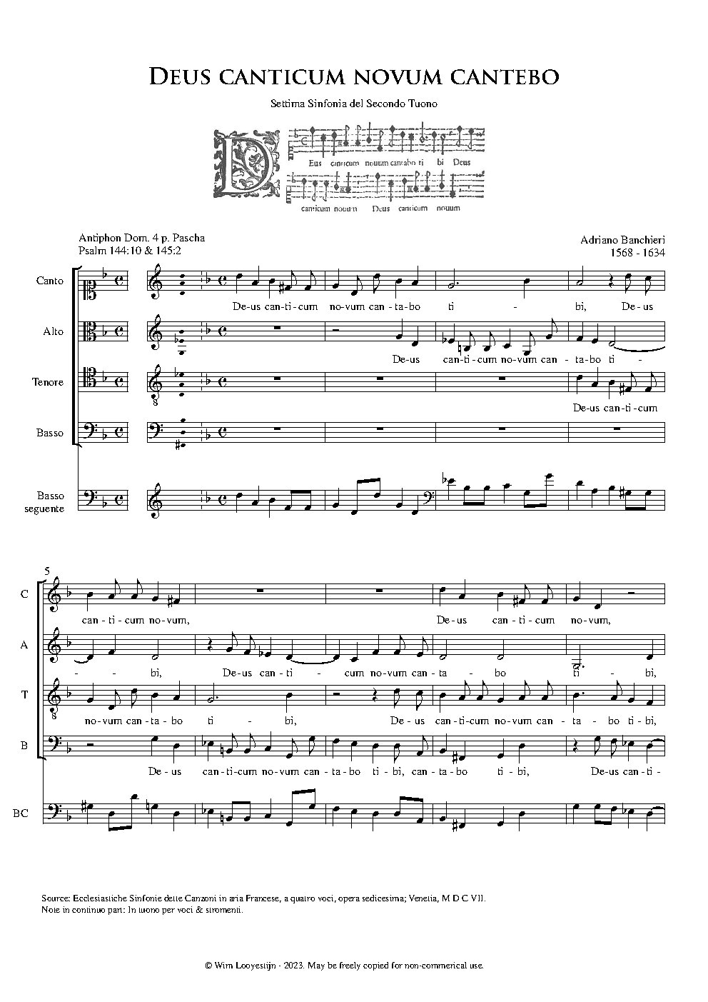 Deus canticum novum