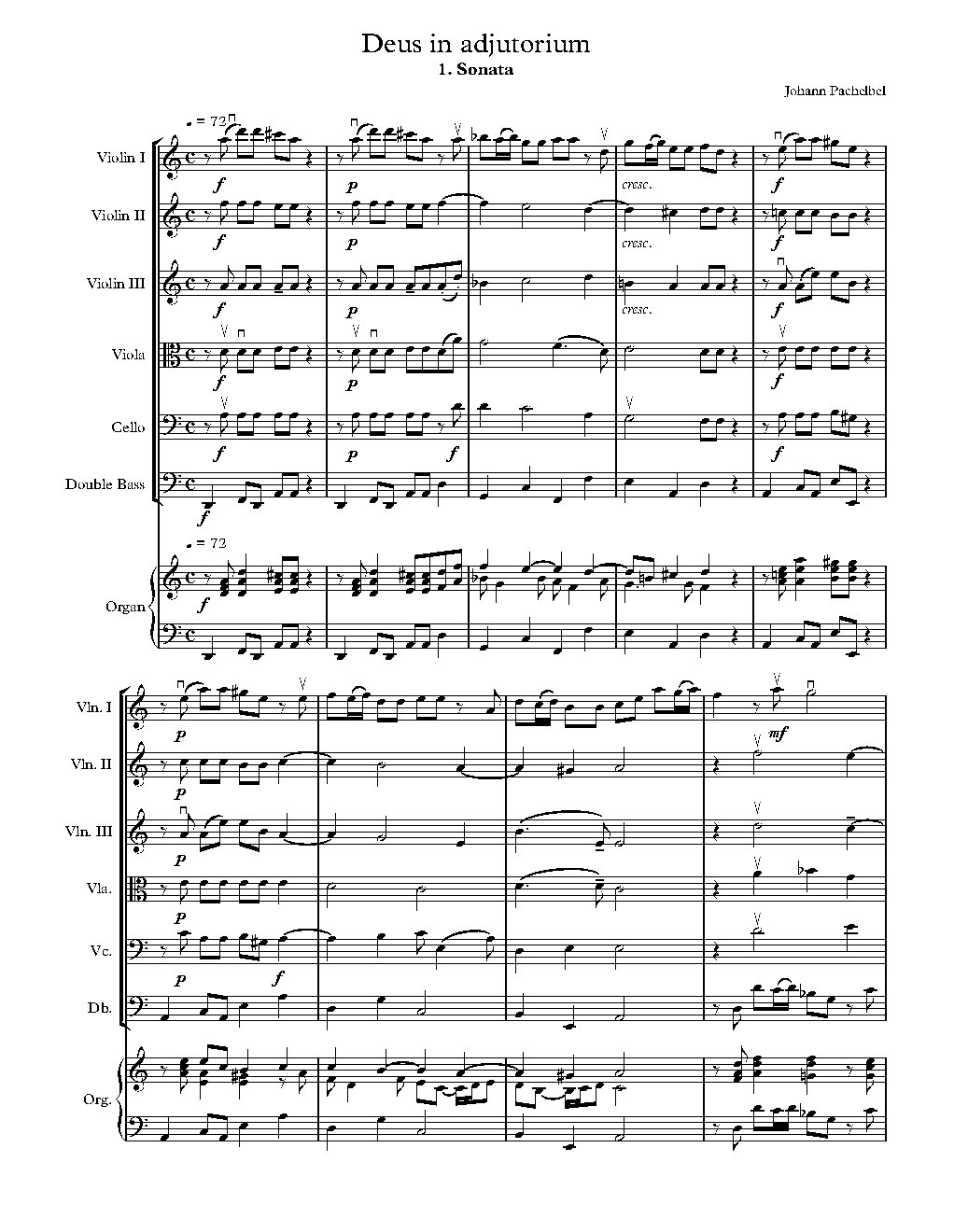 Deus in adjutorium - Choir Script PDF Thumbnail
