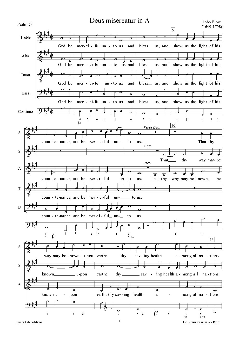 Deus misereatur in A - Choir Script PDF Thumbnail
