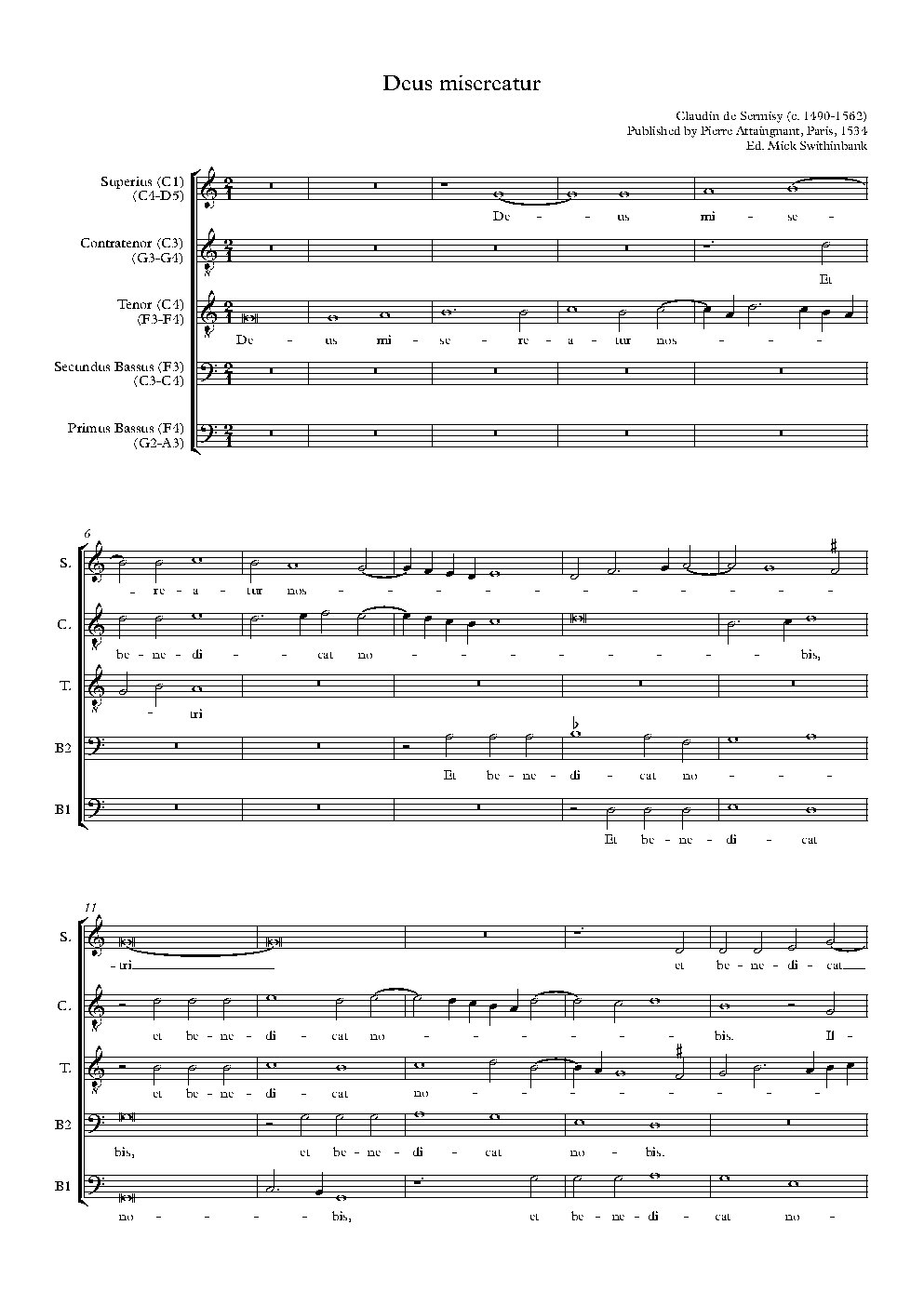 Deus misereatur - Choir Script PDF Thumbnail