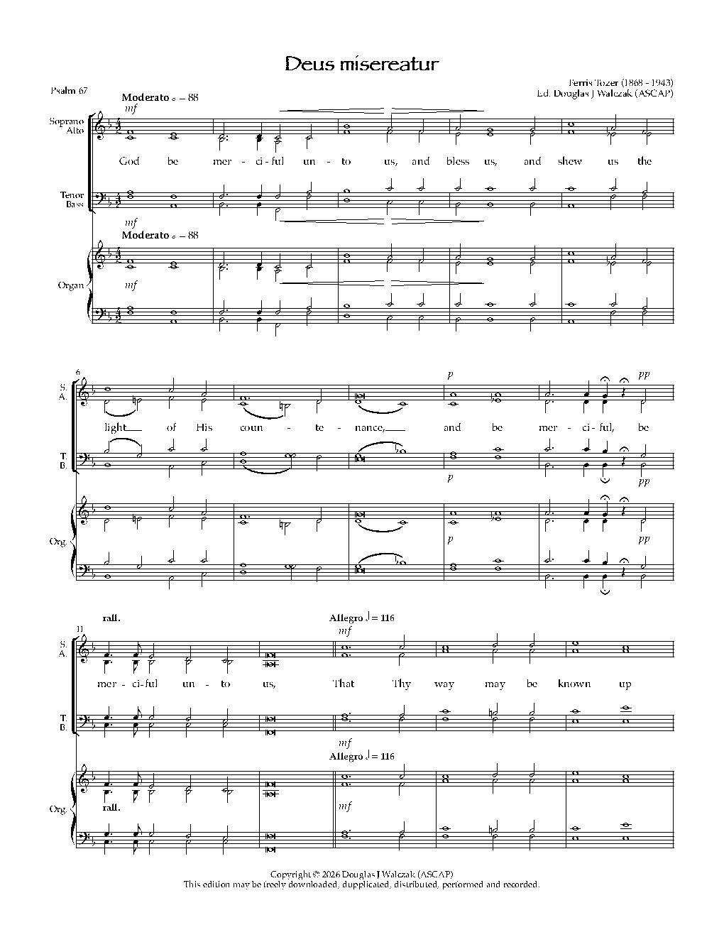 Deus misereatur - Choir Script PDF Thumbnail