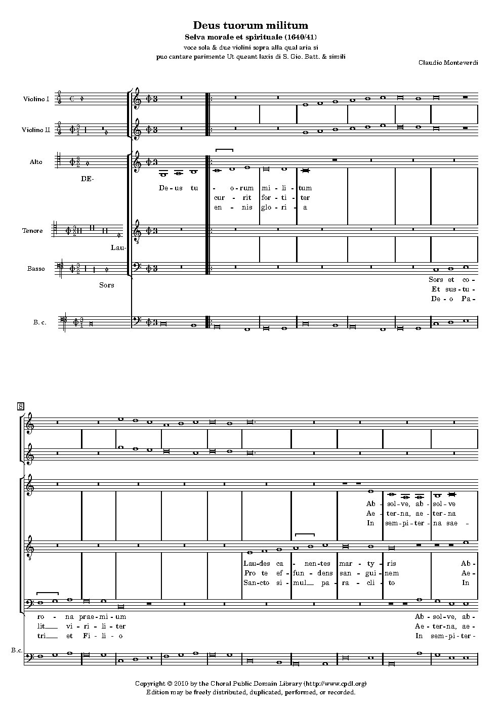 Deus tuorum militum - Choir Script PDF Thumbnail
