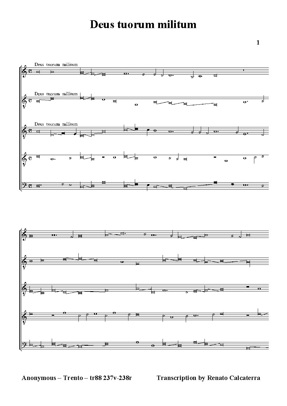Deus tuorum militum - Choir Script PDF Thumbnail