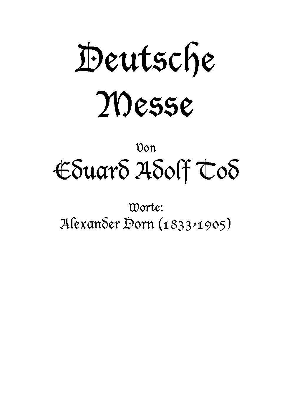 Deutsche Messe