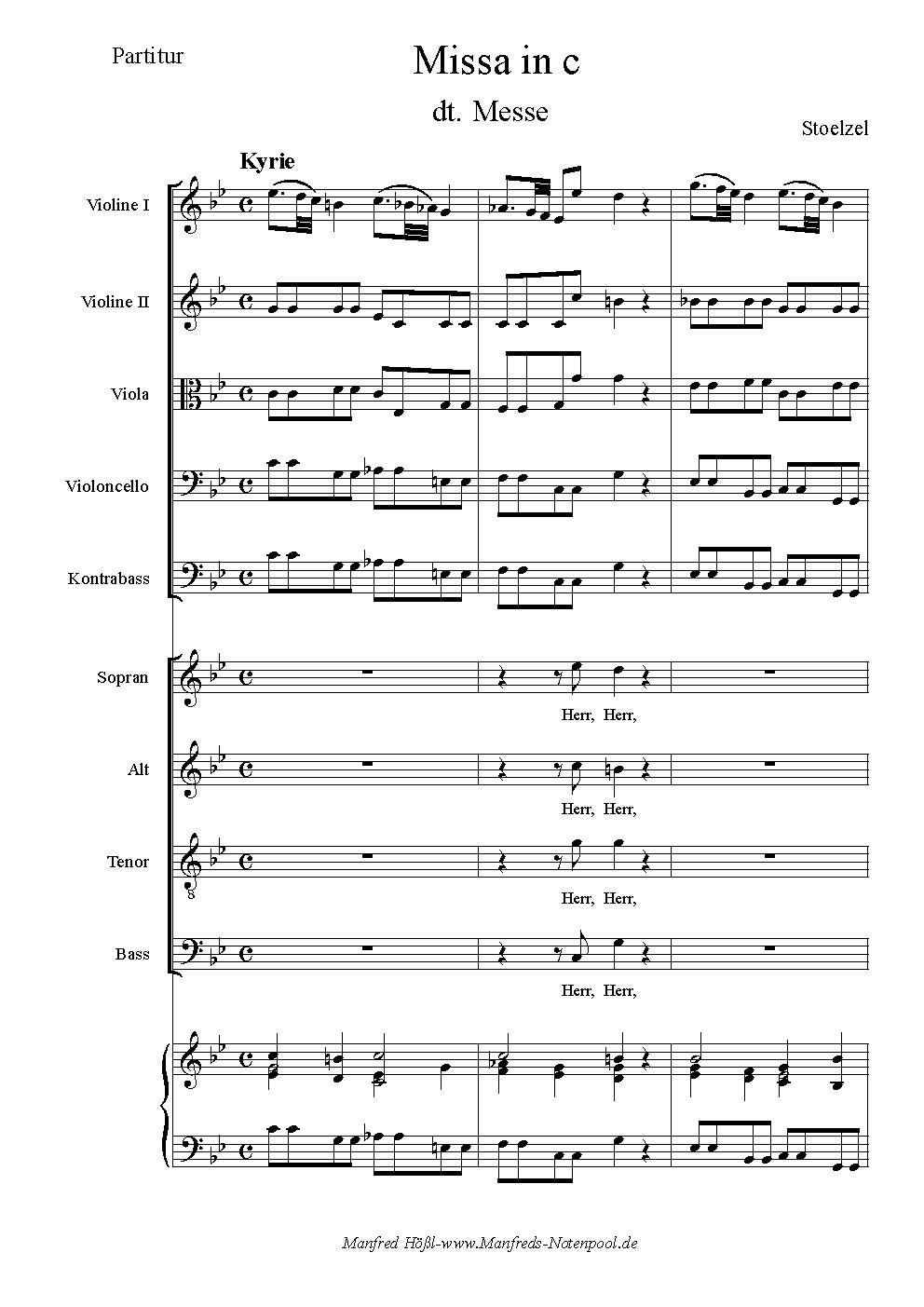 Deutsche Messe in c - Choir Script PDF Thumbnail