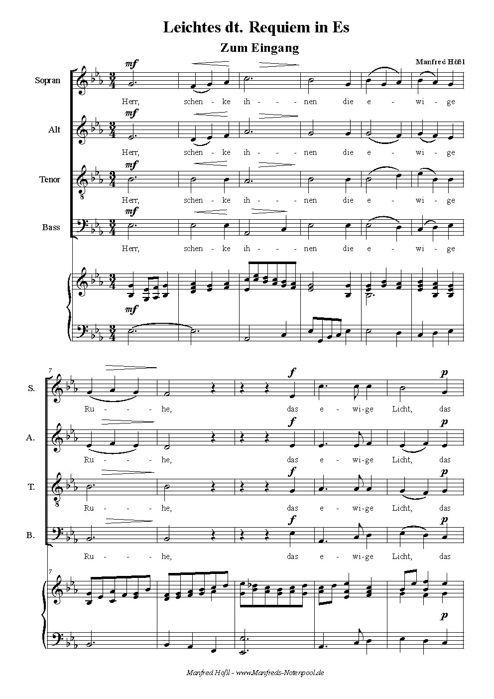 Deutsches Requiem in Es
