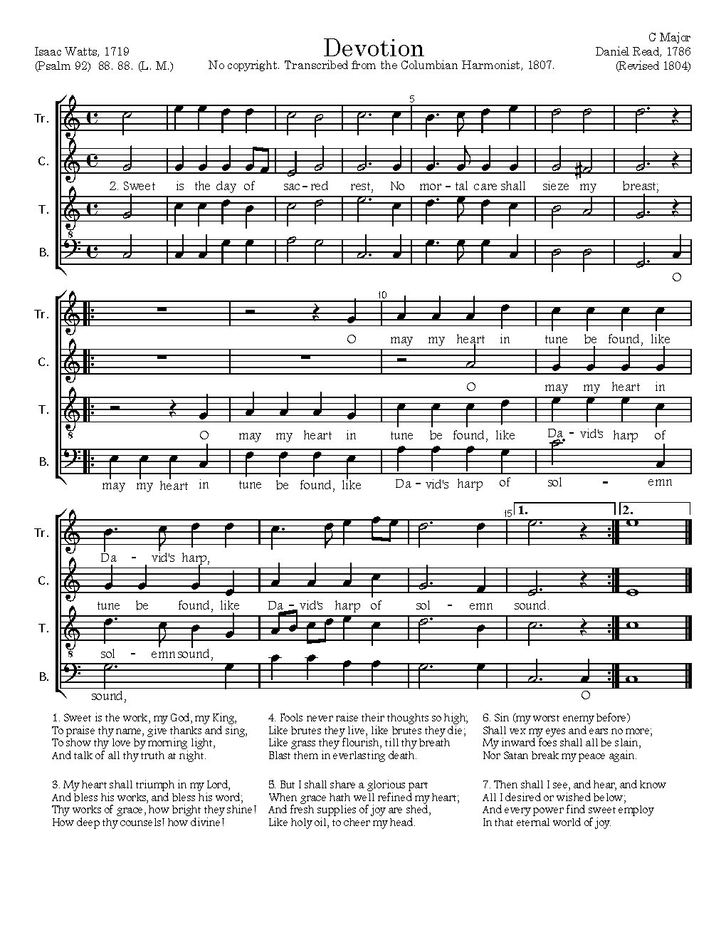 Devotion - Choir Script PDF Thumbnail