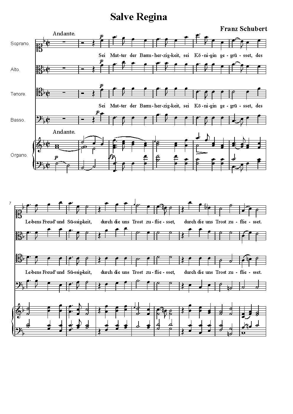 Deutsches Salve Regina, D. 379