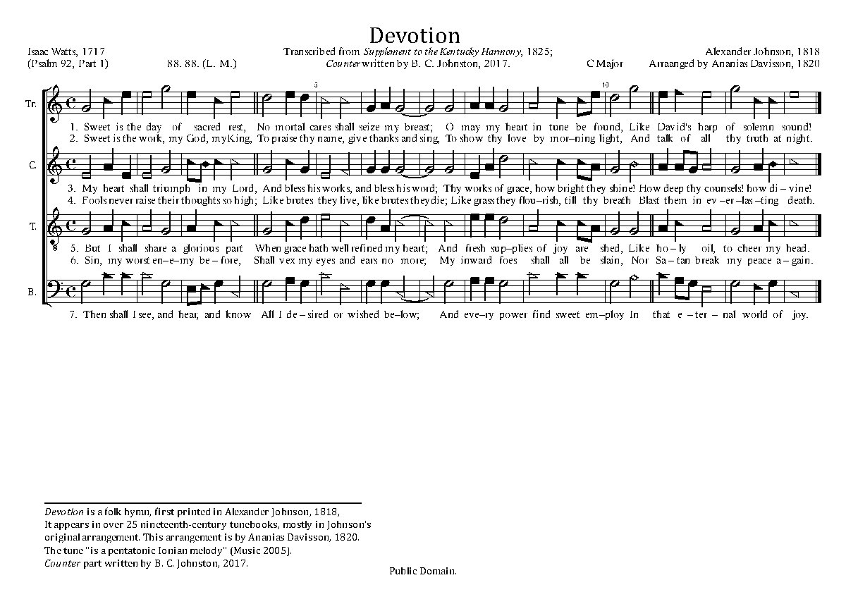 Devotion - Choir Script PDF Thumbnail