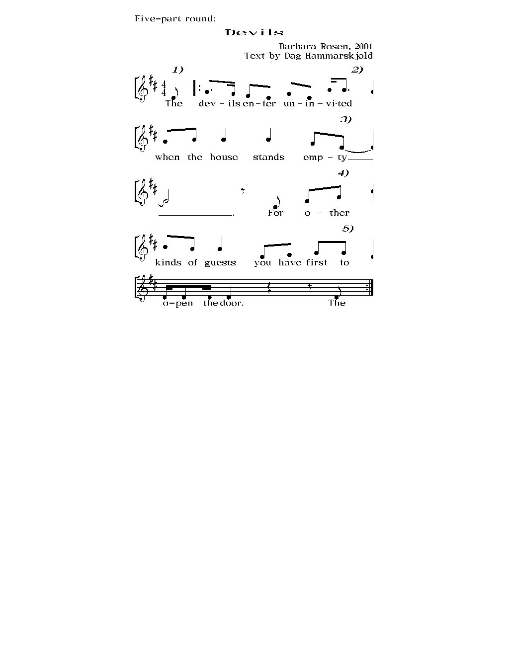 Devils - Choir Script PDF Thumbnail