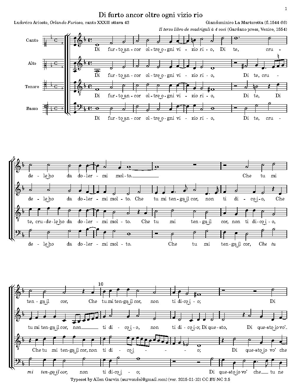 Di furto ancor - Choir Script PDF Thumbnail
