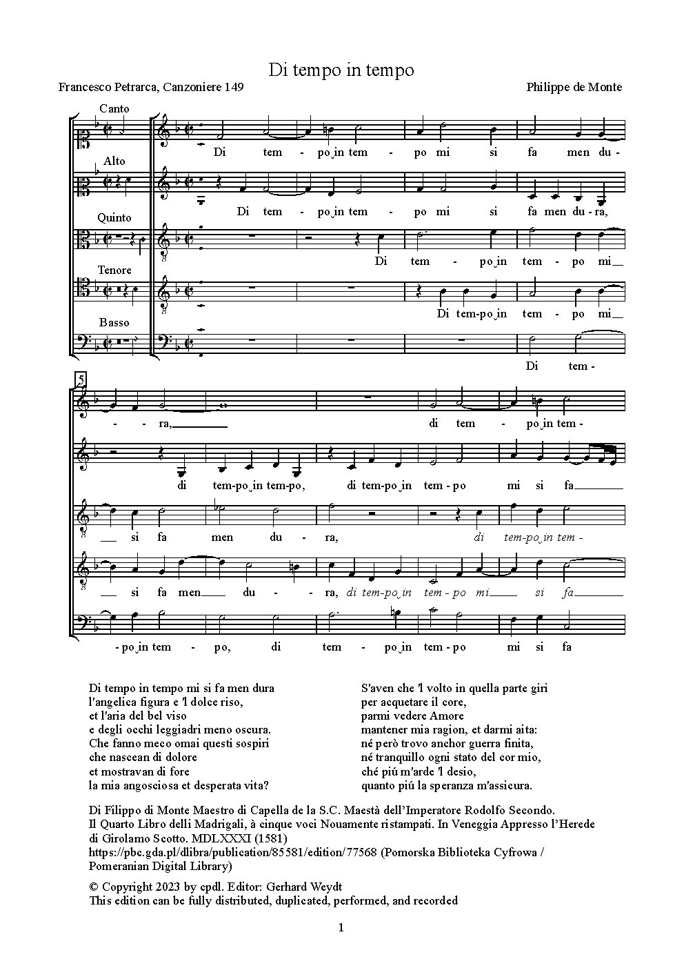Di tempo in tempo