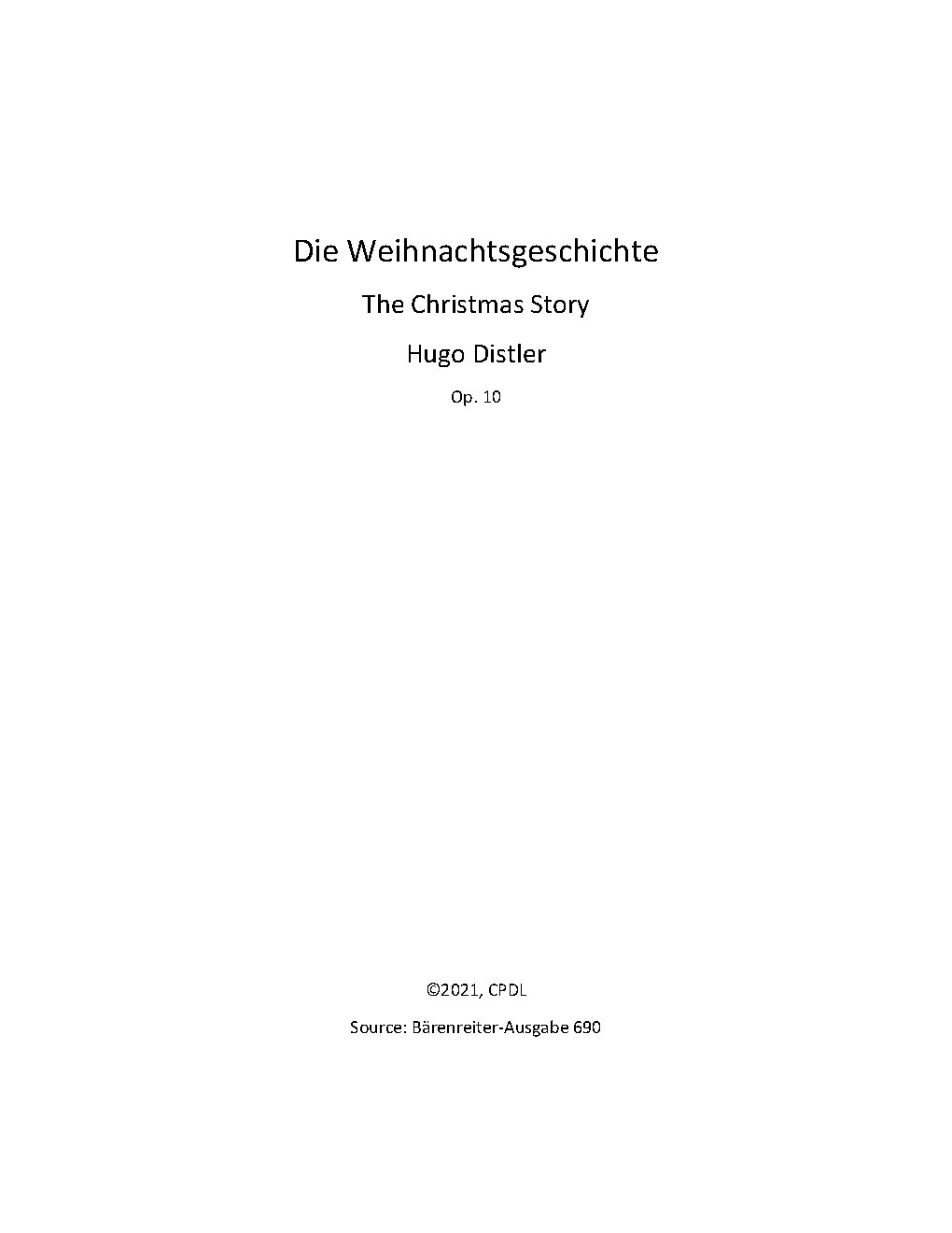 Die Weihnachtsgeschichte