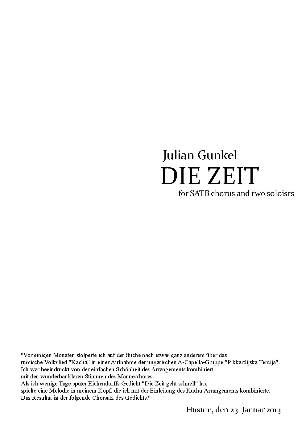 Die Zeit