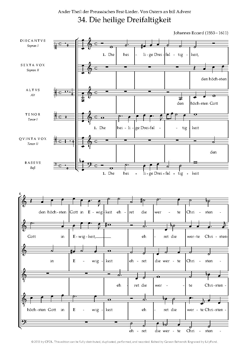 Die heilige Dreifaltigkeit - Choir Script PDF Thumbnail