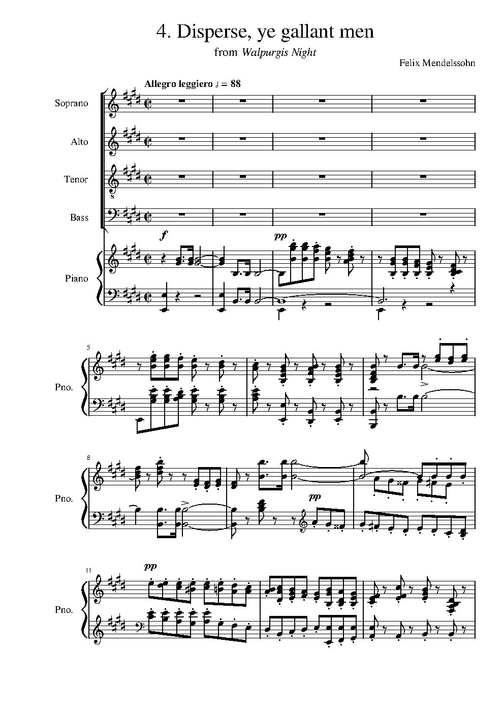 Die erste Walpurgisnacht, Op. 60