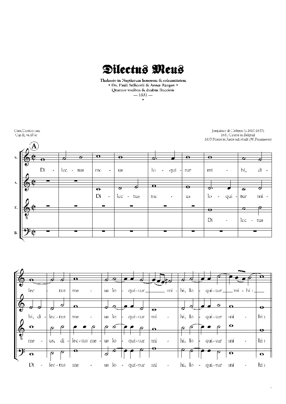 Dilectus meus a 4