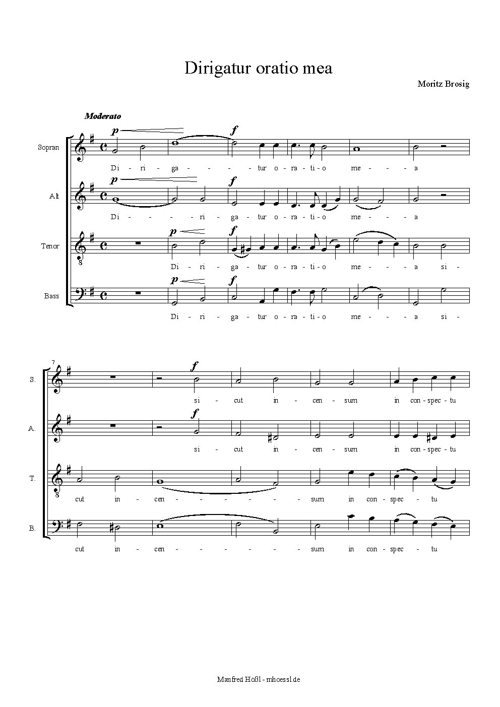 Dirigatur oratio mea
