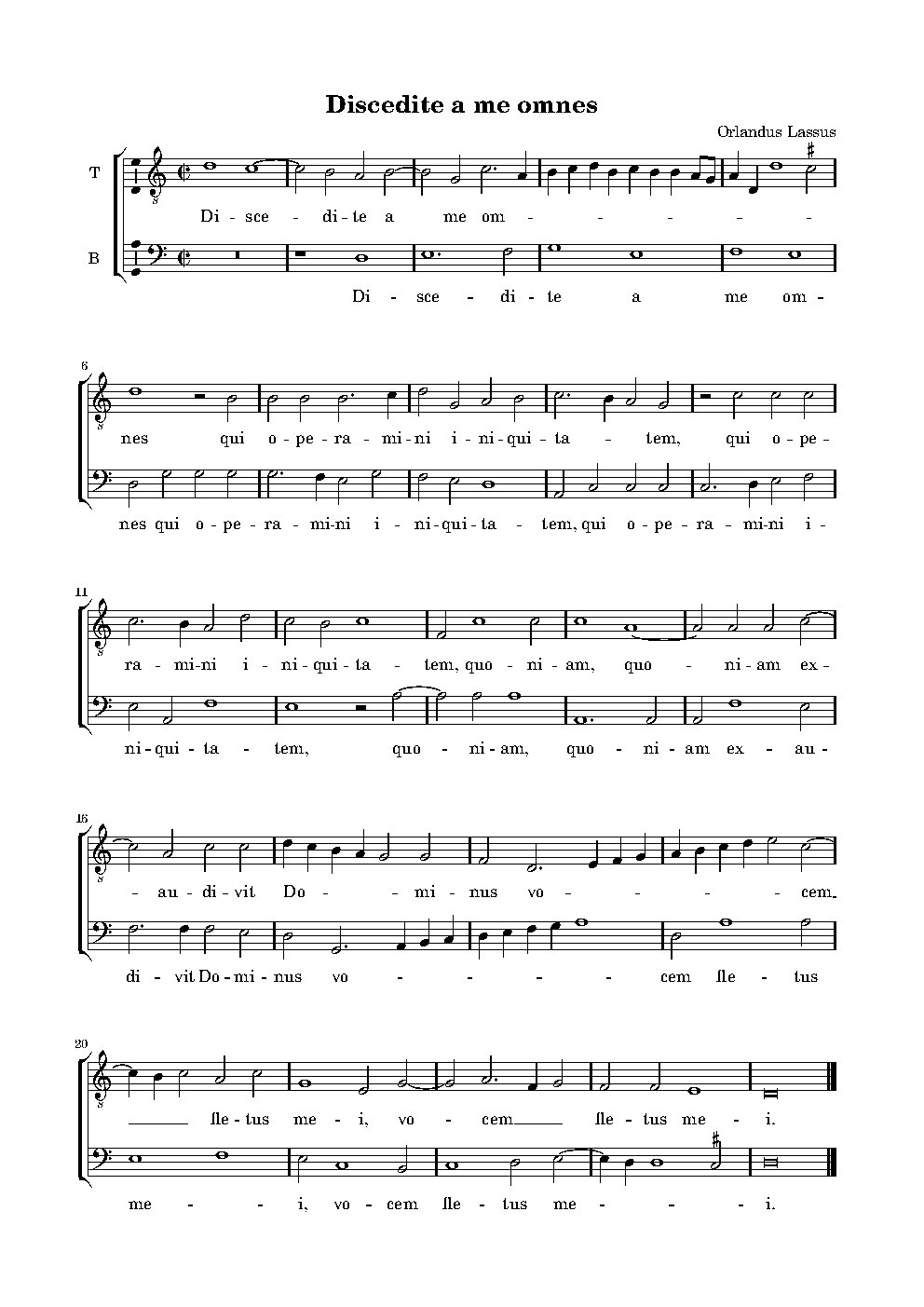 Discedite a me omnes
