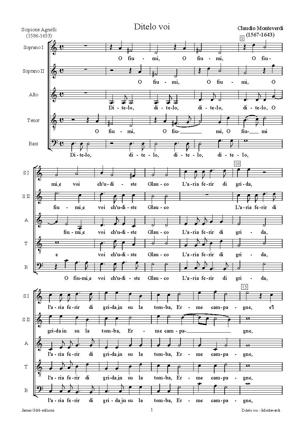 Ditelo Voi - Choir Script PDF Thumbnail