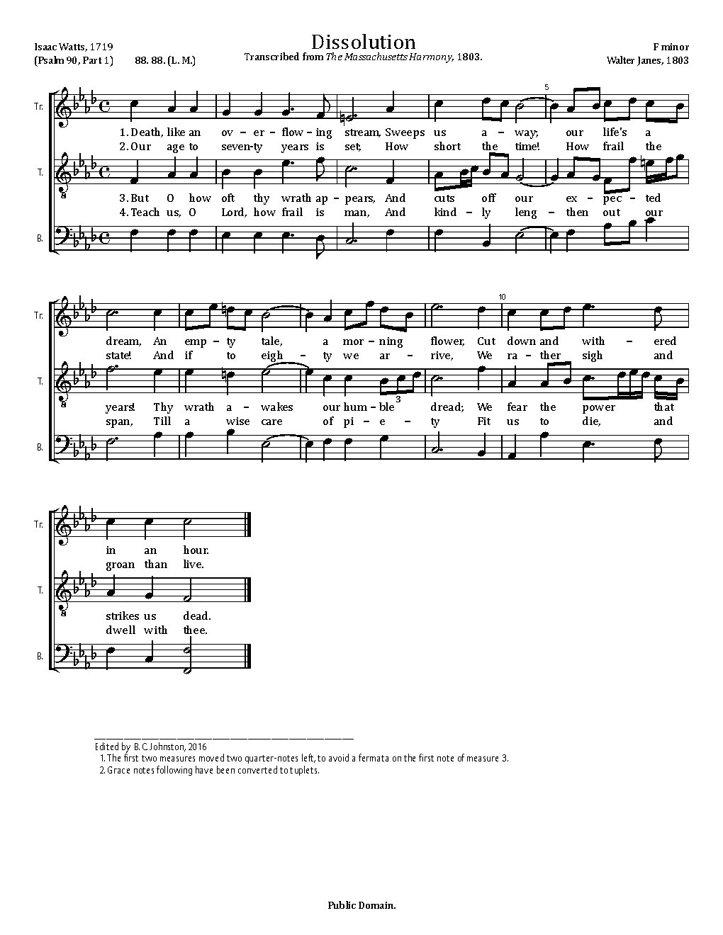 Dissolution - Choir Script PDF Thumbnail