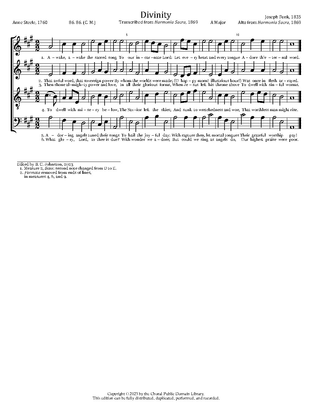 Divinity - Choir Script PDF Thumbnail