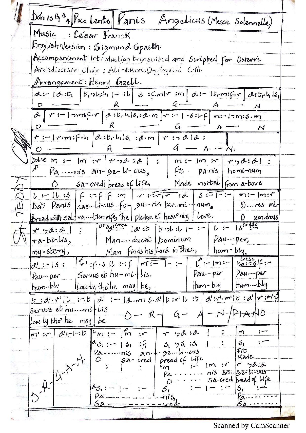 Panis-angelicus - Download Choir Script PDF