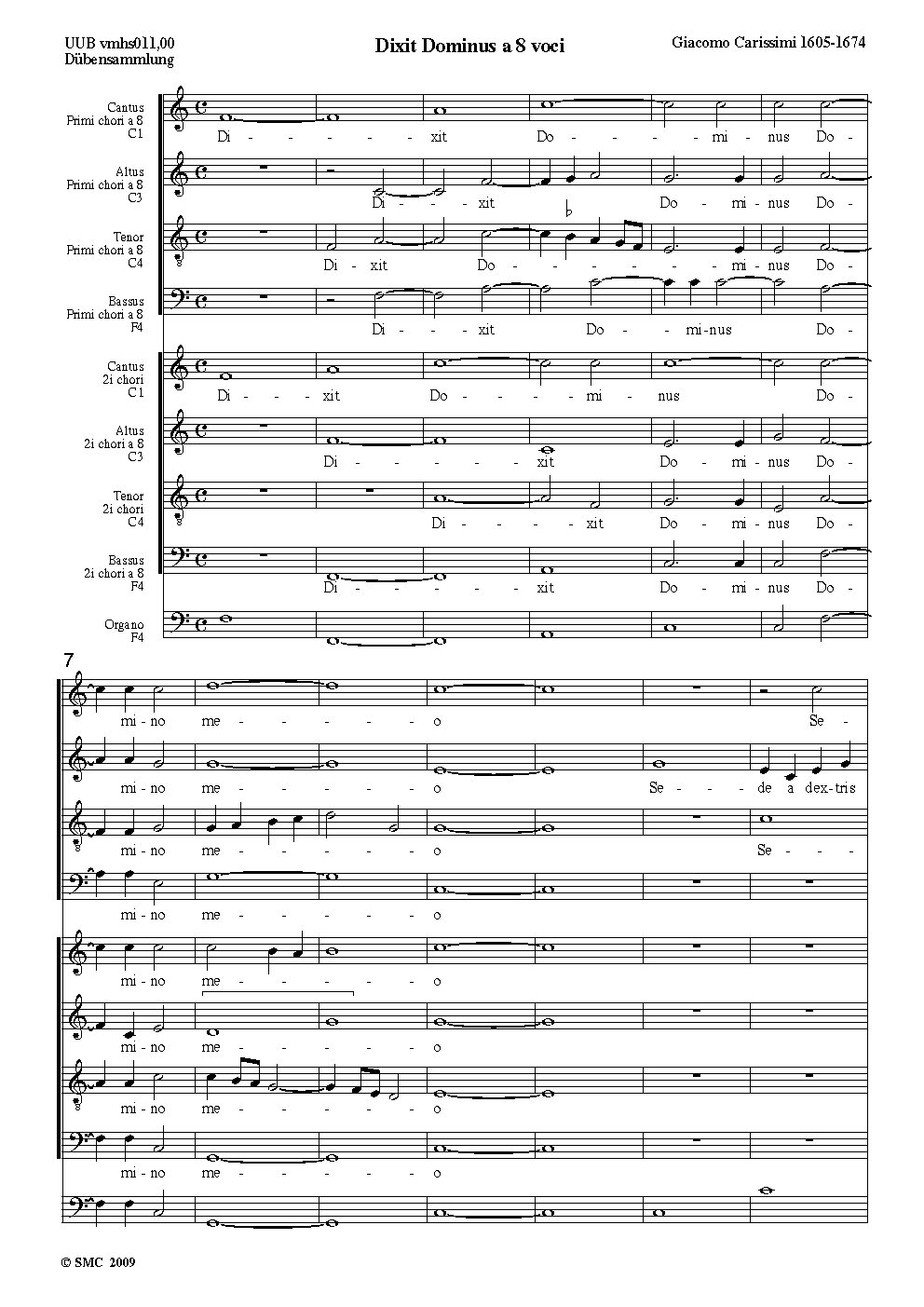 Dixit Dominus - Choir Script PDF Thumbnail