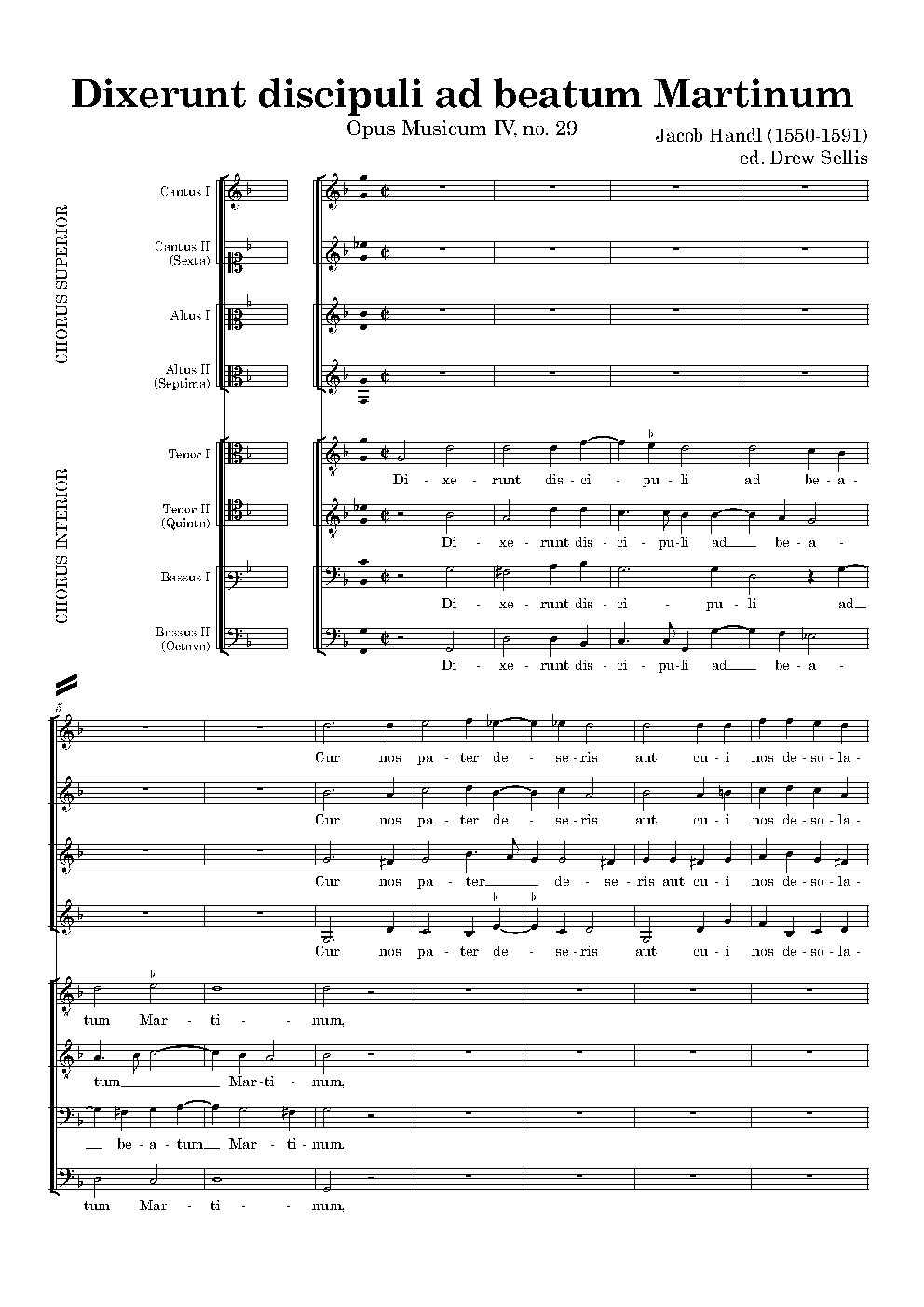 Dixerunt discipuli ad beatum Martinum