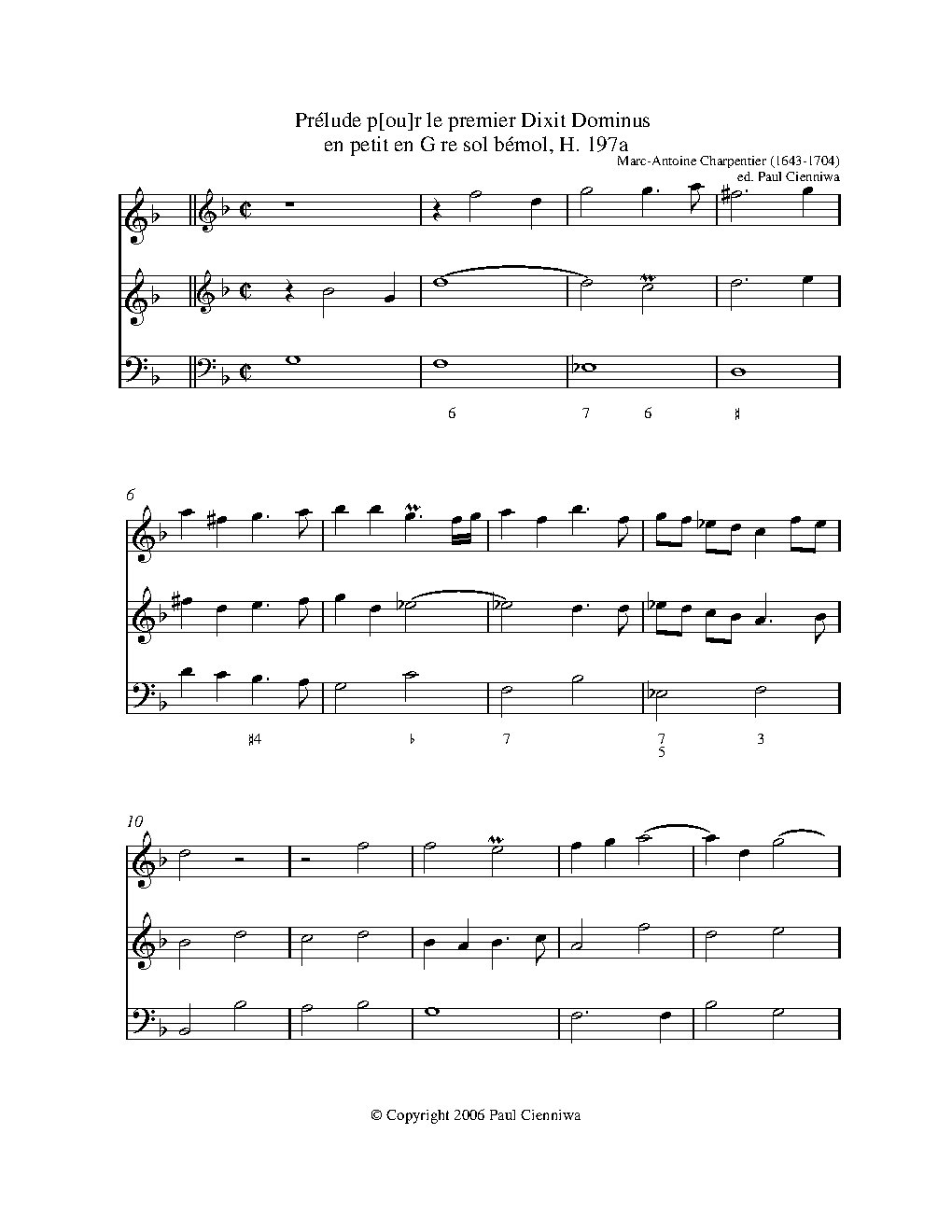 Dixit Dominus H 197 - Choir Script PDF Thumbnail