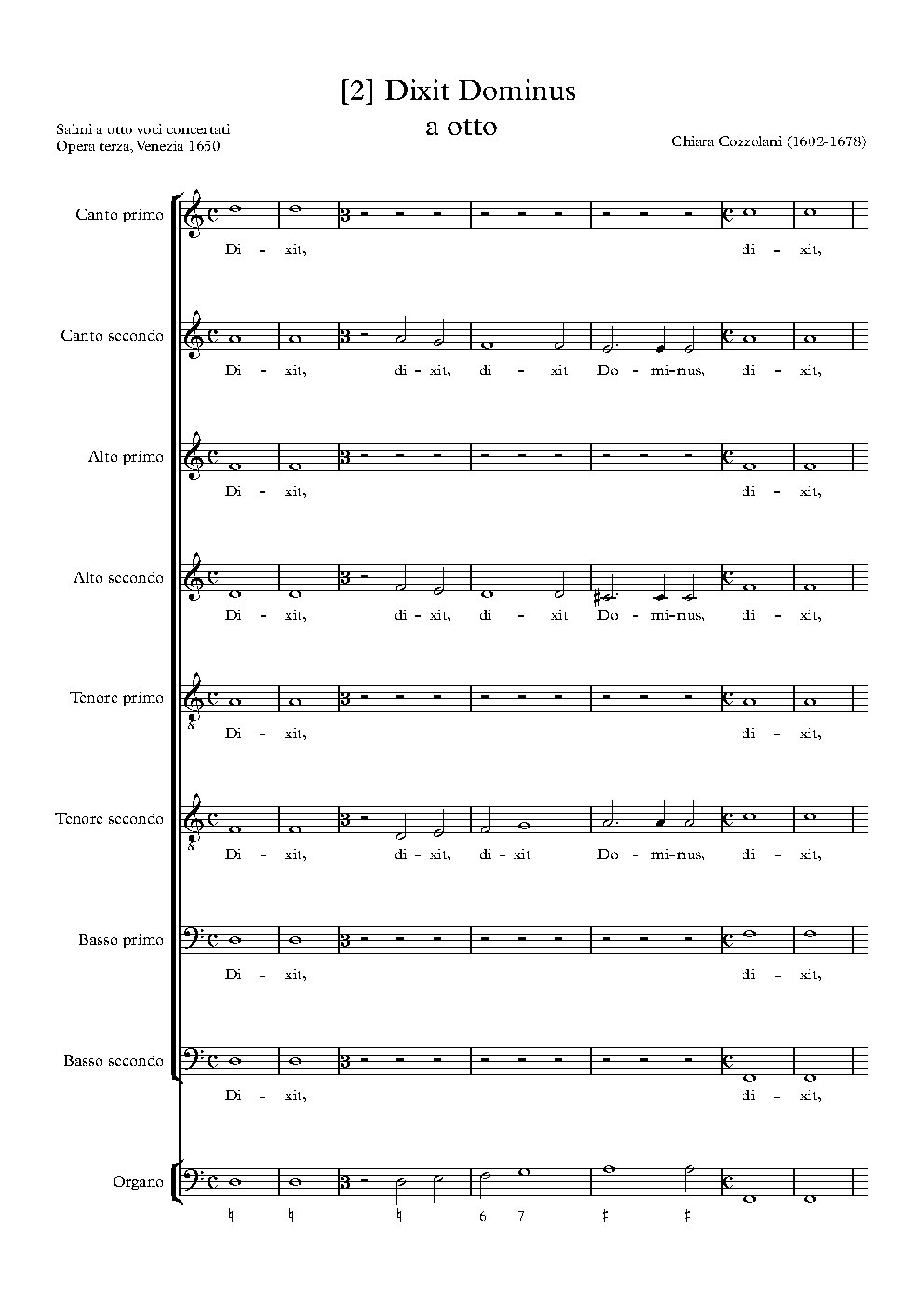 Dixit Dominus - Choir Script PDF Thumbnail