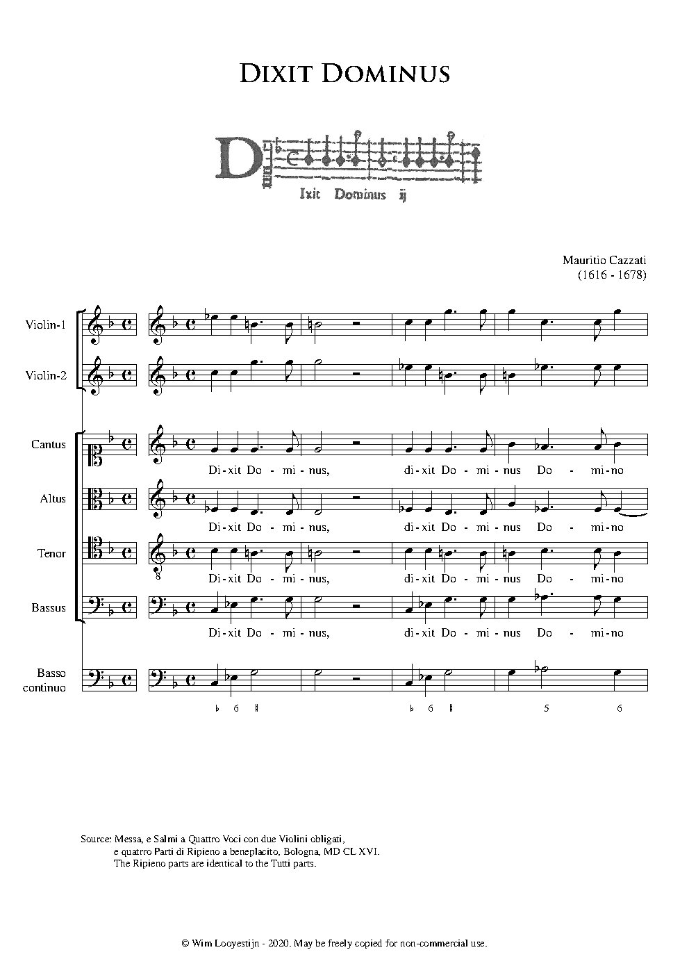 Dixit Dominus